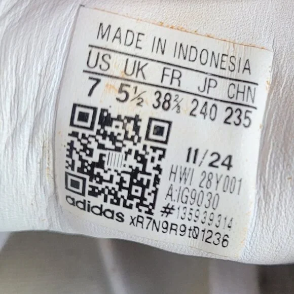 adidas Samba OG White/Black Gum – Men’s US 6 / Women’s 7 – EU 38⅔ - Picture 5 of 5